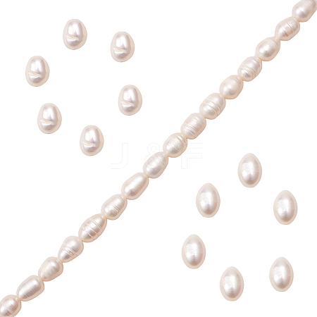 Natural Cultured Freshwater Pearl Beads Strands PEAR-SZ0001-07-1