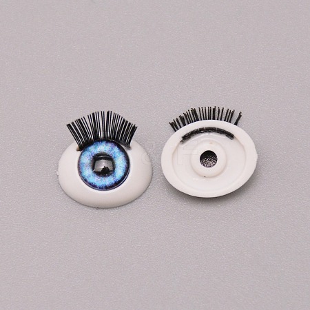 4D ABS Doll Craft Cartoon Movable Eye DIY-WH0257-82-1