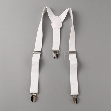 Adjustable Polyester Y-Shaped Heavy Duty Suspenders AJEW-WH0307-23K-1