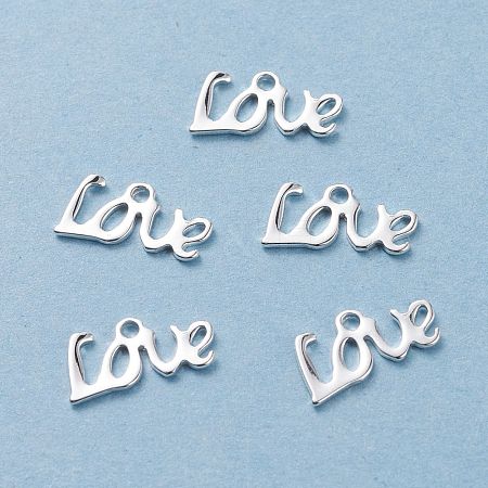 304 Stainless Steel Charms STAS-H436-50S-1