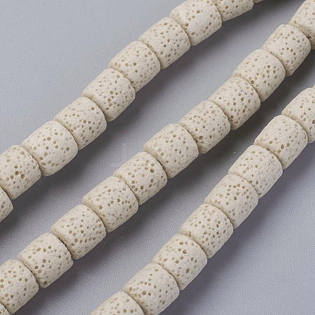 Natural Lava Rock Beads Strands G-F671-04A-02-1