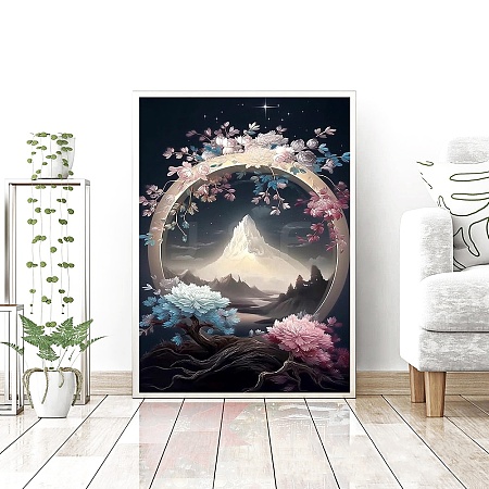 Moon Diamond Picture for Living Room Bedroom Decorative Painting PW-WG092C0-11-1