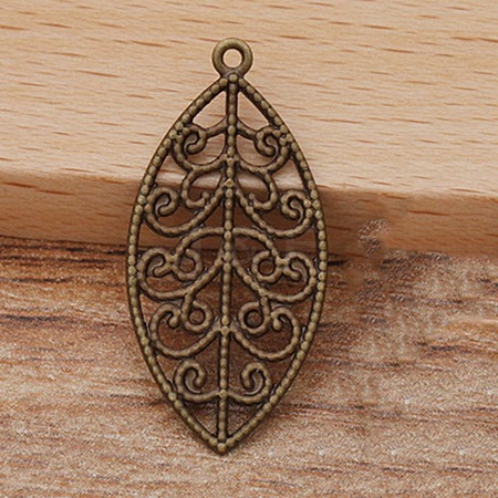 Brass Pendants KK-F928-04AB-1