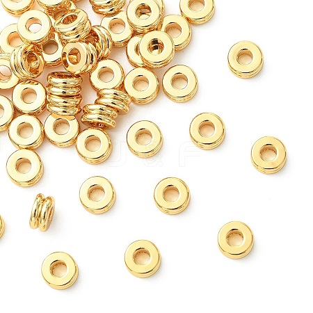 SHEGRACE Flat Round Brass Beads XGRPCU553-295G-1