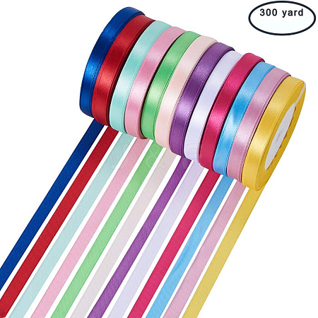 High Dense Polyester Satin Ribbons SRIB-PH0001-01-6mm-1