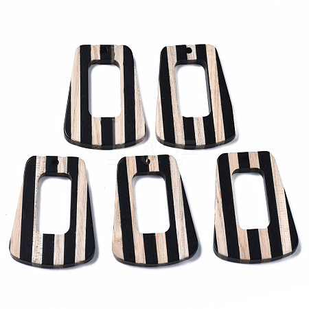 Resin & Wood Pendants LS-X-RESI-N025-013A-B02-1