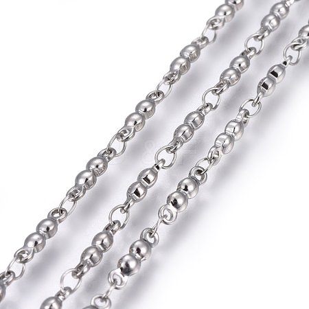 Tarnish Resistant 304 Stainless Steel Link Chains STAS-P219-32-1