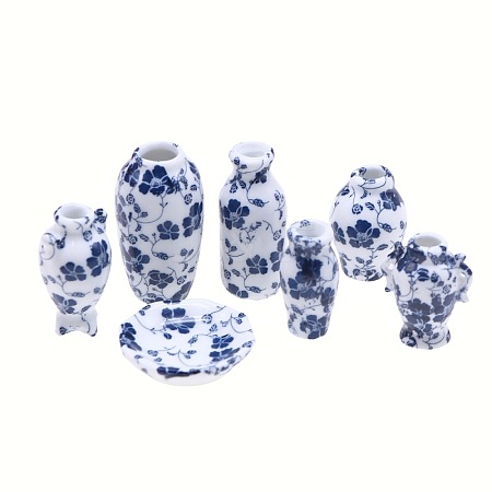 7Pcs Porcelain Vase Mini Model PW-WG9CA89-01-1