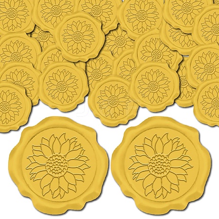 100Pcs Adhesive Wax Seal Stickers DIY-CP0011-01E-1
