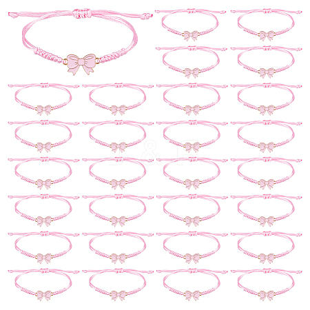 30Pcs Alloy Enamel Link Bracelets BJEW-DC00022-1