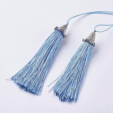 Nylon Tassel Big Pendant Decorations FIND-P025-06-1