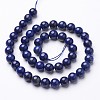 Dyed Grade A Natural Lapis Lazuli Beads X1-GSR8mmC123-4