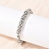 304 Stainless Steel Byzantine Chains Bracelets for Men SA-T001-01AS-3