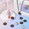10Pcs 304 Stainless Steel Pendant Cabochon Settings DIY-TA0015-76A-8