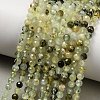 Natural Prehnite Beads Strands G-F838-A01-4mm-1