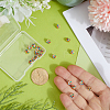 60Pcs Light Gold Tone Alloy Enamel Beads ENAM-PH0003-26A-3