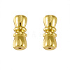 Brass Screw Clasps KK-TAC0003-05G-8