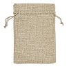 Christmas Printed Burlap Packing Pouches Drawstring Bags ABAG-Q053-02A-03-2