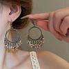 Alloy & Glass Chandelier Earrings for Women WG7E42B-01-2
