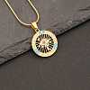 Stainless Steel Enamel Necklace PW23033139847-1