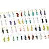 Natural & Synthetic Gemstone Dangle Earrings EJEW-FS00056-11