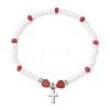 304 Stainless Steel Tiny Charm Bracelets BJEW-MZ00325-02-3
