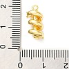 Brass Micro Pave Cubic Zirconia Pendants ZIRC-P113-01G-3