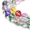 Transparent Glass Beads GLAA-B022-8mm-11-3