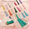 20Pcs 20 Styles Imitation Leather Tassel Big Pendants FIND-PH0021-59-3