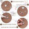  Unicraftale DIY Graduation Cap Tassel Memorial Photo Charm Making Kit DIY-NB0008-07-4