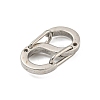 304 Stainless Steel S Shaped Carabiner STAS-P358-01C-P-2