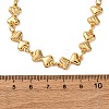 304 Stainless Steel Bowknot Link Chain Necklaces for Women NJEW-G178-12G-5