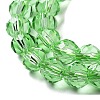 Transparent Glass Beads Strands GLAA-A014-03F-3