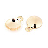 Brass Pendant Cabochon Settings KK-T077-16G-02-2