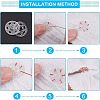 180 Sets 6 Style Sewing Snap Button AJEW-NB0003-47-4