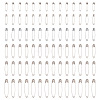 220Pcs 6 Style Iron Safety Pins IFIN-TA0001-55-2