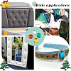 64Pcs 4 Styles Christmas Theme Self-Adhesive Acrylic Rhinestone Stickers STIC-FG0001-05-6