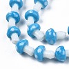 Mushroom Handmade Lampwork Beads Strands LAMP-R116-22A-3