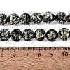 Handmade Foil Glass Lampwork Beads Strands FOIL-Q002-09C-4