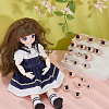 24 Pairs 6 Styles 3D ABS Doll Craft Cartoon Movable Eye FIND-PH0028-13A-4