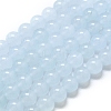 Natural Malaysia Jade Beads Strands G-L645-C01-8mm-01-1
