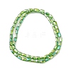 Transparent Electroplate Glass Beads Strands EGLA-I017-03-AB04-2