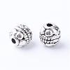 Tibetan Style Alloy Spacer Beads TIBE-Q063-43AS-RS-1