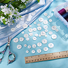 100Pcs 5 Styles 4-Hole Shell Buttons BUTT-WR0001-26-4