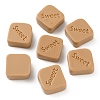 Chocolate Opaque Resin Cabochos RESI-WH0026-62A-2