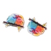 Printed Transparent Acrylic Pendants TACR-P015-02A-2