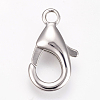 Tarnish Resistant 304 Stainless Steel Lobster Claw Clasps STAS-O114-057P-E-2