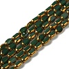 Electroplate Glass Beads Strands X-EGLA-P061-02A-02-1