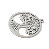 304 Stainless Steel Pendants STAS-V016-11P-2