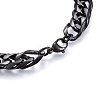 304 Stainless Steel Curb Chain Necklaces NJEW-H493-20B-3